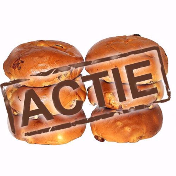 Afbeelding van Krentenbollen 6 stuks - woensdag actie