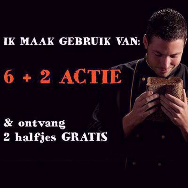 Afbeelding van Halve broden 6 + 2 gratis