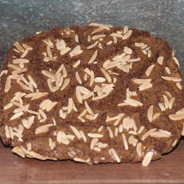 Afbeelding van 1 Speculaasbrok met amandelen