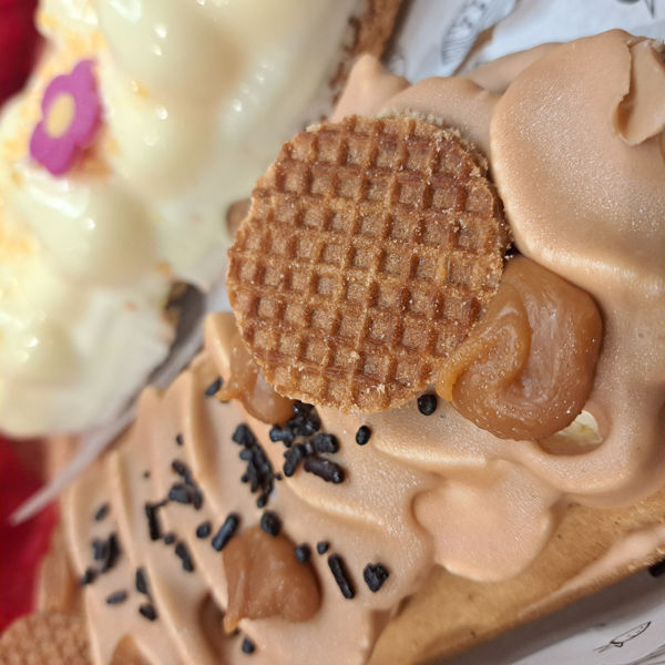 Afbeelding van Caramel-stroopwafelslof